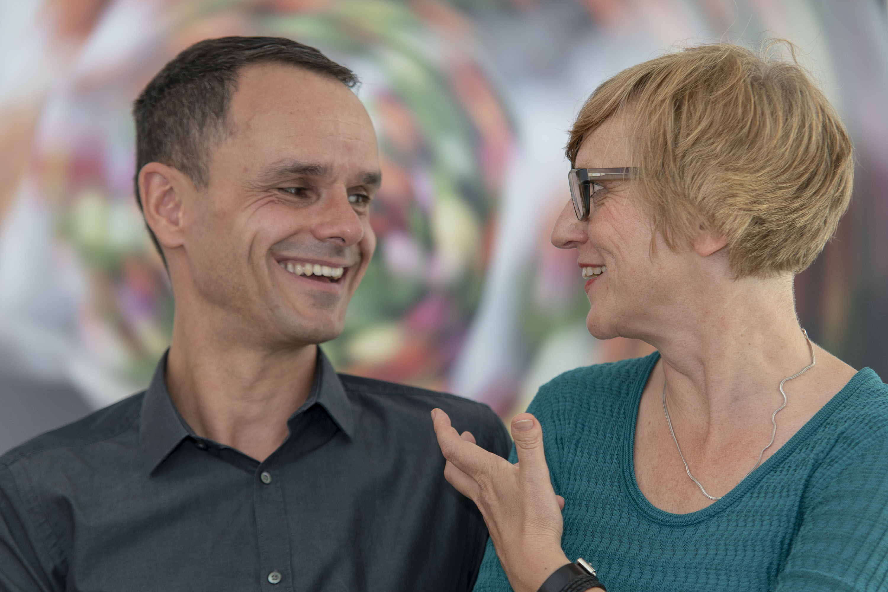 Marco Parrino und Wiltrud Föcking