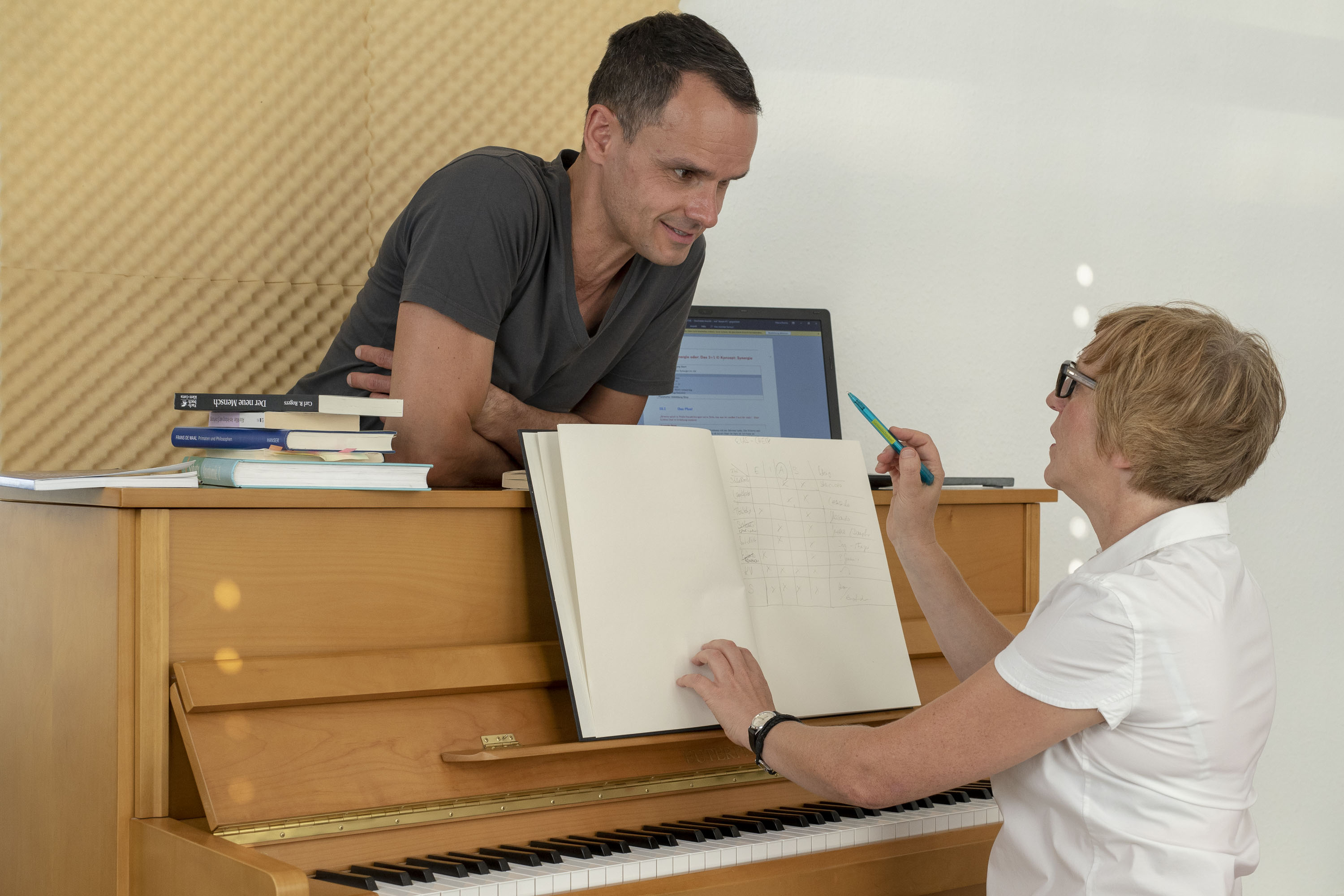 Marco Parrino und Wiltrud Föcking
