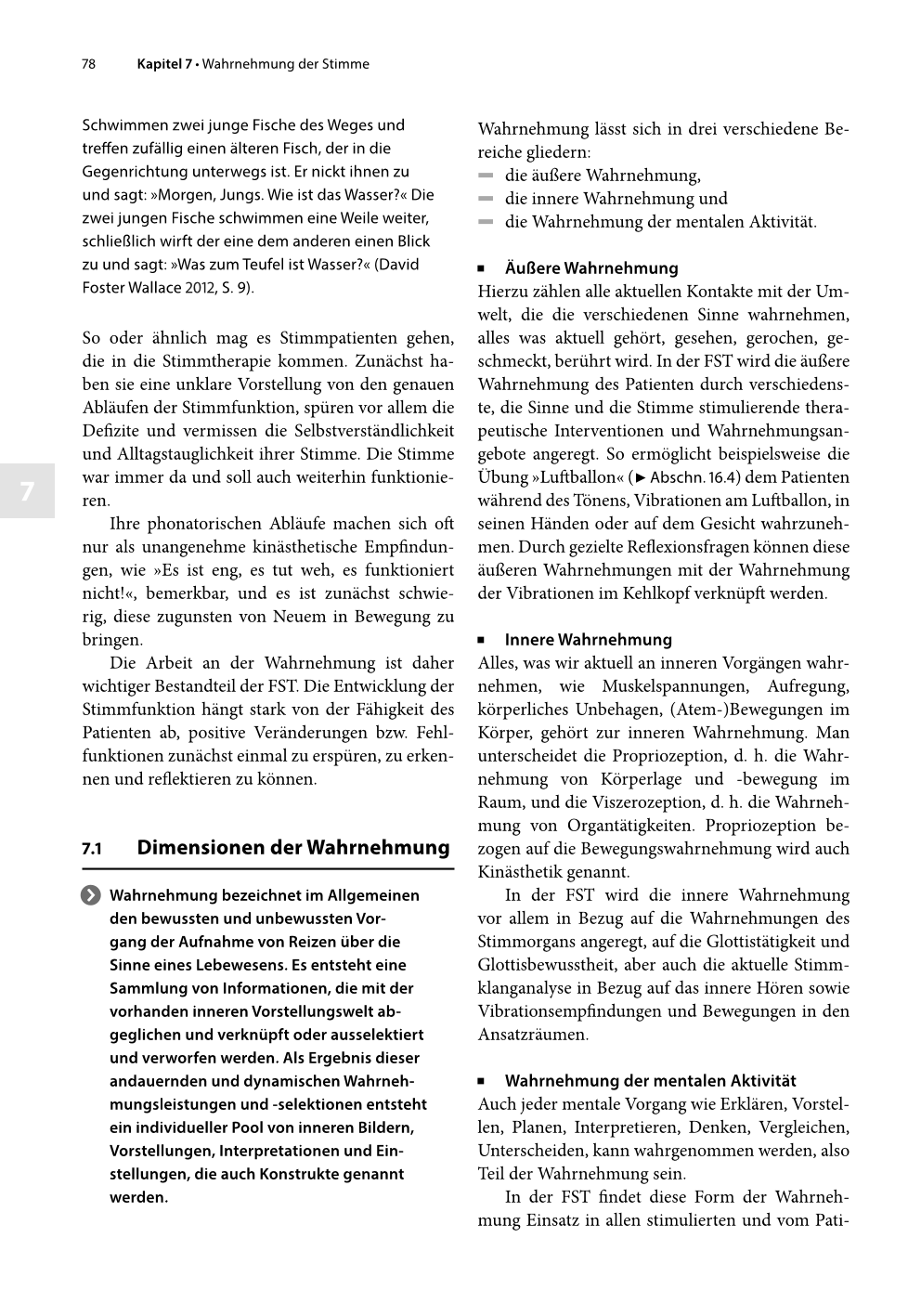 Praxis der Funktionalen Stimmtherapie. Leseprobe. Seite 78.
