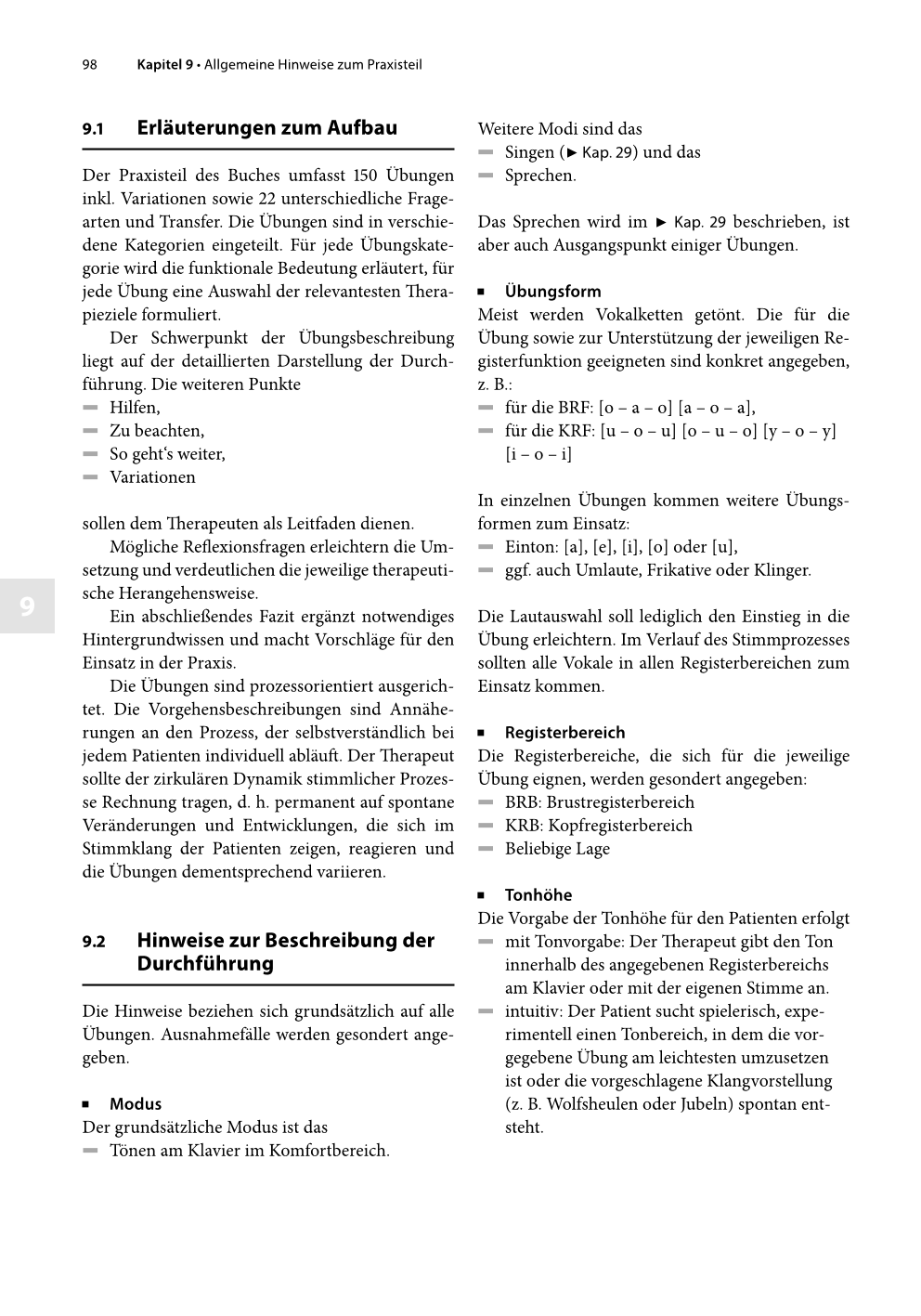 Praxis der Funktionalen Stimmtherapie. Leseprobe. Seite 98.