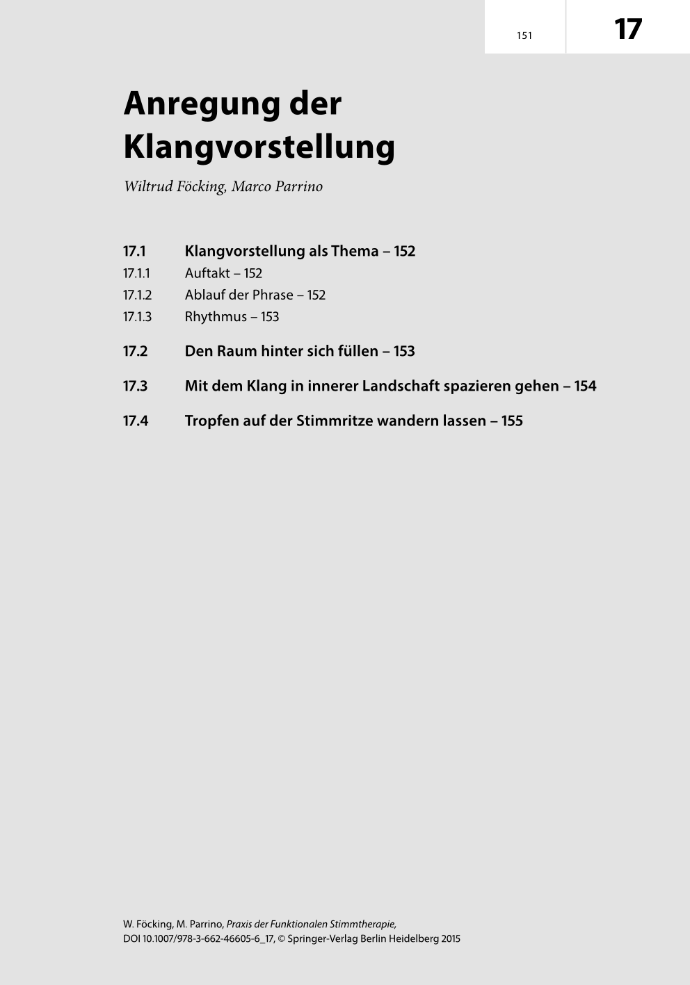 Praxis der Funktionalen Stimmtherapie. Leseprobe. Seite 151.