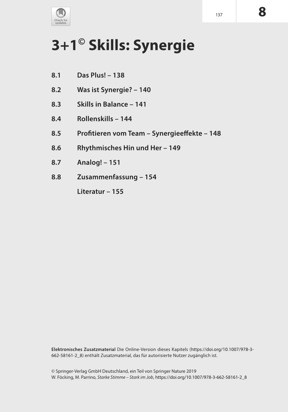 Starke Stimme - Stark im Job. Leseprobe. Seite 137.